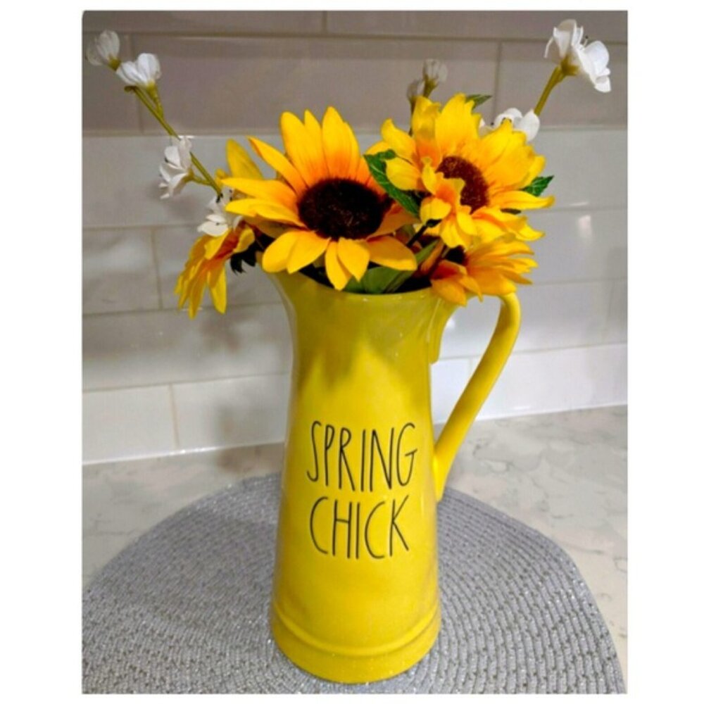 NEW Rae Dunn Spring Chick Pitcher - Picture 2 of 4